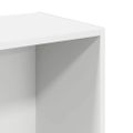VidaXL Knižnica Biela 40x30x76,5 cm Konštrukcia dreva