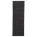 vidaXL Koberec prírodný sisal 66x200 cm čierny