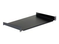 1U Network Rack Shelf (CABSHELF1U10) - Polica skrine - čierna - 1U - 10"