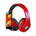 Drôtové slúchadlá Rebeltec AUDIOFEEL2 červené