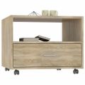 vidaXL Konferenčný stolík dub sonoma 55x55x40 cm kompozitné drevo