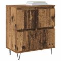 vidaXL Servírovacia skriňa Staré drevo 60 x 35 x 70 cm