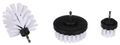 Sada kartáčov na vrtačku na čistenie auta CAR DETAILING DRILL BRUSH 3 SOFT, 3ks SIXTOL
