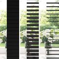 vidaXL Žalúzia Čierna 150 x 130 cm 35 mm Masívne Paulownia drevo