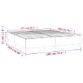 vidaXL Posteľný rám s boxspringom zelená 180x200 cm látka