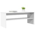 vidaXL TV skrinka 100 x 35 x 40 cm Biela Kompozitné drevo