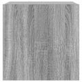 vidaXL TV nástenné skrinky s LED svetlami 2ks sivý sonoma 40,5x35x40cm