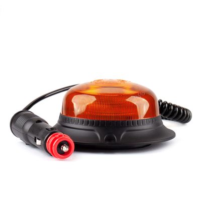 Výstražný maják W21m Magnet / 3 skrutky R65 R10 18LED 12/24V IP56 AMIO-02925