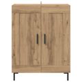 vidaXL Servírovacia skriňa Remeselný dub 69,5 x 34 x 90 cm