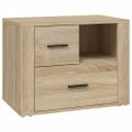 vidaXL Nočný stolík dub sonoma 60x36x45 cm spracované drevo