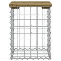 vidaXL Záhradná lavička gabiónový dizajn 33x31x42 cm impregn. borovica
