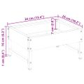 vidaXL Krmítko pre vtáky Čierna 80 x 28 x 13.5 cm Studenokoľajná oceľ