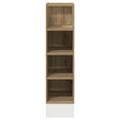 vidaXL Spodná skrinka "Riga", dub artisan 20x44,5x81,5 cm