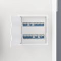 vidaXL Prístupové dosky Biela 30 x 30 cm ABS plast
