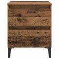 vidaXL Nočný stolík 2 ks Staré drevo 40 x 35 x 50 cm Kompozitné drevo