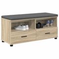 vidaXL Predsieňová lavica Sonoma dub 100 x 38 x 46 cm