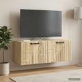 vidaXL Nástenná TV skrinka Nástenný Dub sonoma 78,5 x 31 x 30 cm