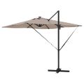 vidaXL Roma Parasol 286 x 284 x 270 cm Hliník a polyester Obdĺžnikový