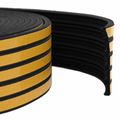 vidaXL Samolepiaca tesniaca páska na okno Čierna 15 x 8 mm 25 m