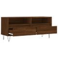 vidaXL TV skrinka hnedý dub 100x34,5x44,5 cm kompozitné drevo