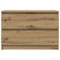 vidaXL TV skrinka Artisan Dub 80x35x54 cm Drevo