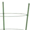 vidaXL Podpery pre záhradné rastliny s 4 krúžkami 5ks zelené 90cm oceľ