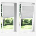 vidaXL plisovaná roleta čierna 95x100 cm Šírka látky 94,4 cm