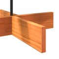 vidaXL Drevený vianočný stromček voskovohnedý 100 cm masívna borovica