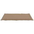 vidaXL Vankúše na sedenie 4 ks Polyester Sivohnedá 47 x 36 x 2 cm