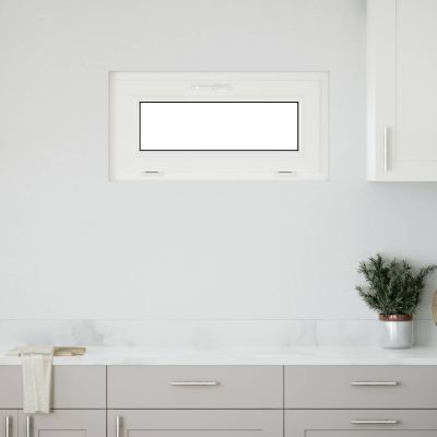 vidaXL Podkrovné okno RISOR 80 x 40 cm PVC a sklo Biela