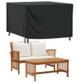 vidaXL Poťah na záhradný nábytok čierny 135x135x90 cm vodotesný 420D