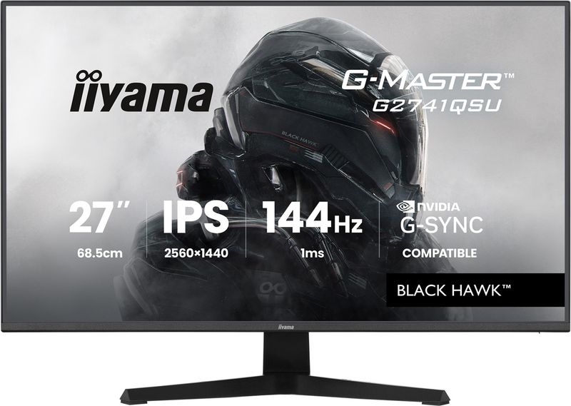 iiyama G-Master/G2741QSU-B1/27''/IPS/QHD/144Hz/1ms/Čierna/3R