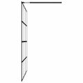vidaXL Sprchová zástena walk-in, matné tvrdené sklo 100x195 cm