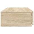 vidaXL Zásuvky pod posteľ Sonoma dub 100 x 36,5 x 16,5 cm
