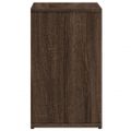 vidaXL Príručný stolík hnedý dub 50x30x50 cm spracované drevo