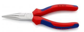 Knipex, 25 05 160, Polokruhové klešte s rezy (Klešte pre radiotechniku)