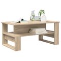 vidaXL Konferenčný stolík Sonoma dub 90 x 50 x 40 cm Kompozitné drevo