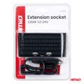 Predlžovacia zásuvka 2x USB-A 1x USB-C 12/24V 120W 80cm AMiO-04367