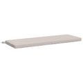 vidaXL Vankúš na lavičku SOEST 100% polyester Biela 100 x 40 x 5 cm