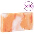 vidaXL Soľné Kamene 10 ks Ružová 20 x 2,5 x 10 cm Soľ z kameňa