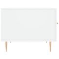 vidaXL Konferenčné stolíky 2 ks biele 50x50x40 cm kompozitné drevo