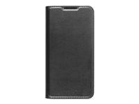 Pouzdro s klopou pro mobilní telefon - polyuretan (PU), plast - černá - pro Samsung Galaxy A15, A15 5G
