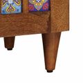 vidaXL Servírovacia skriňa Orech 60 x 33 x 75 cm Masívne mango drevo