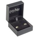 Strieborné náušnice Harry Potter - Zlatonka (Ag 925)