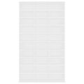 vidaXL Skrinka na CD, biela 102x23x177,5 cm, kompozitné drevo