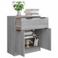 vidaXL Komoda sivý dub sonoma 60x30x70 cm spracované drevo