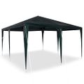 vidaXL Párty stan Zelená 400 x 400 x 266 cm Polyetylén a oceľ