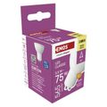 LED žiarovka Classic MR16 biela/ GU10 / 5,8 W (75 W) / 565 lm / Teplá biela