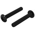 vidaXL Skrutka 2 ks Strieborná 5 x 30 mm Železo