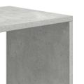vidaXL Knižnica betónová sivá 66x31x112 cm kompozitné drevo